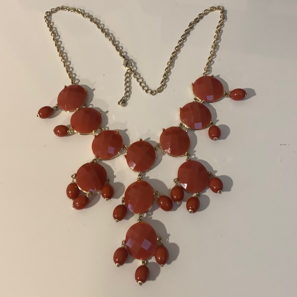 Orange fashion‎ jewelry statement.